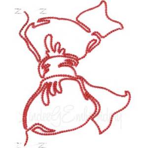 Picture of Bow Continuous Border - Chain St. Machine Embroidery Design