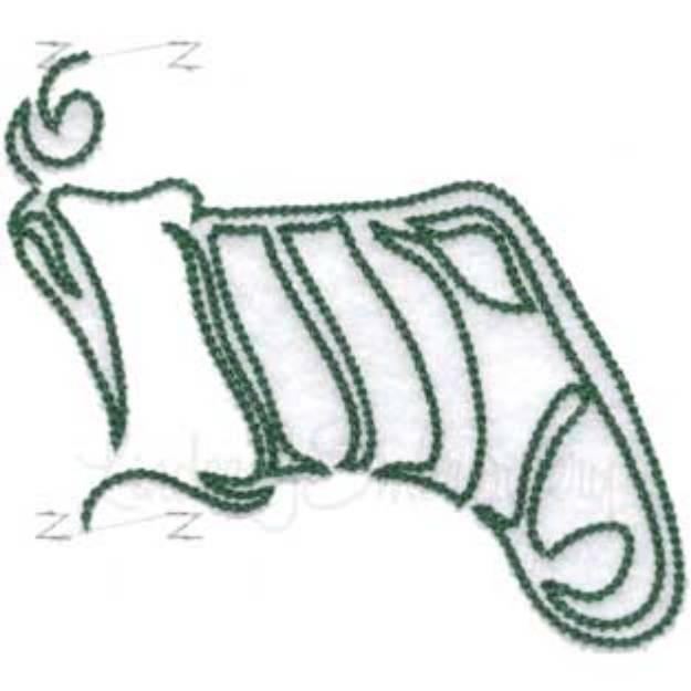 Picture of Stocking Continuous Border - Chain St. Machine Embroidery Design