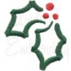 Picture of Small Holly Machine Embroidery Design
