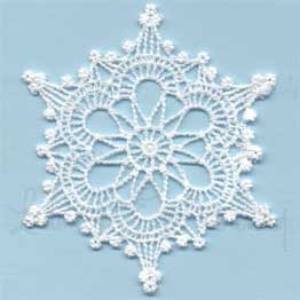 Picture of Winter Jewel Snowflake  Machine Embroidery Design