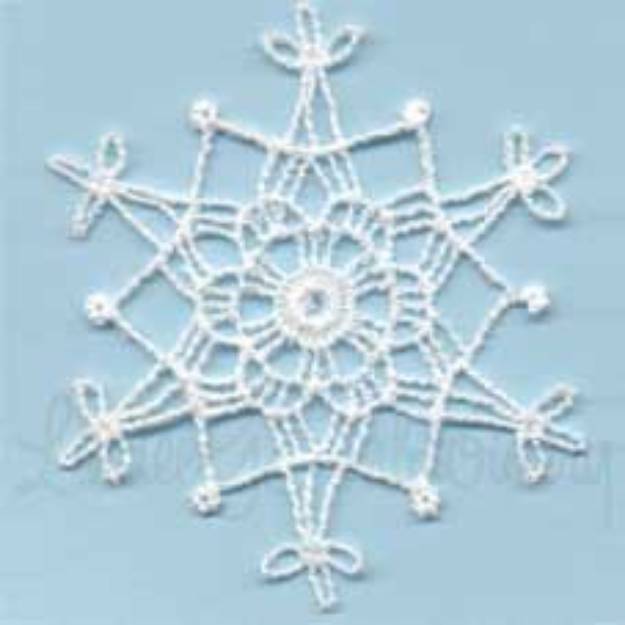 Picture of Winter Jewel Snowflake 4 Machine Embroidery Design