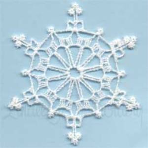 Picture of Winter Jewel Snowflake 6 Machine Embroidery Design