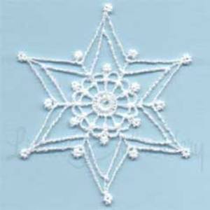 Picture of Winter Jewel Snowflake 7 Machine Embroidery Design