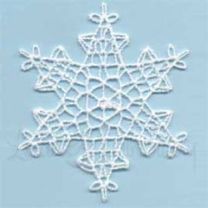 Picture of Winter Jewel Snowflake 8 Machine Embroidery Design
