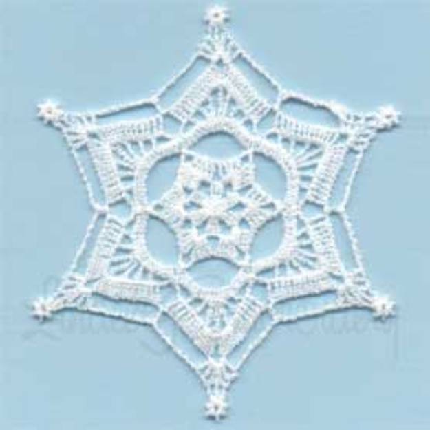 Picture of Winter Jewel Snowflake 0 Machine Embroidery Design