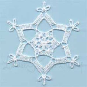Picture of Winter Jewel Snowflake  Machine Embroidery Design