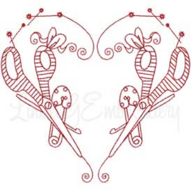 Picture of Redwork Sewing Design 4 Machine Embroidery Design