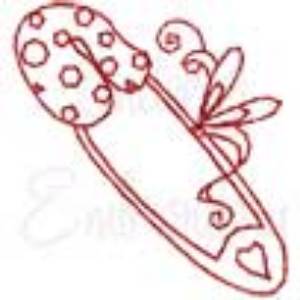 Picture of Redwork Sewing Design 22 Machine Embroidery Design