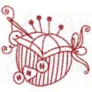 Picture of Redwork Sewing Design 24 Machine Embroidery Design