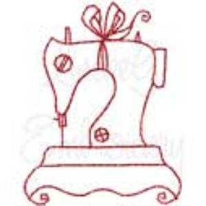 Picture of Redwork Sewing Design 26 Machine Embroidery Design