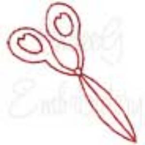 Picture of Redwork Sewing Design 28 Machine Embroidery Design