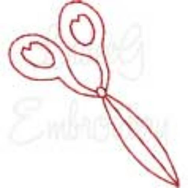 Picture of Redwork Sewing Design 58 Machine Embroidery Design