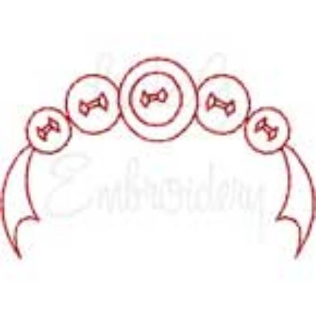 Picture of Redwork Sewing Design 60 Machine Embroidery Design
