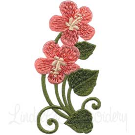 Deco Floral  - half Machine Embroidery Design