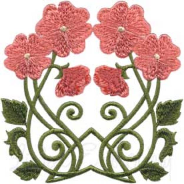 Picture of Deco Floral 3 - full Machine Embroidery Design