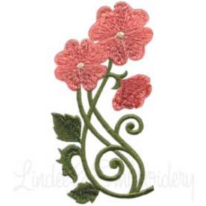 Picture of Deco Floral 3 - half Machine Embroidery Design