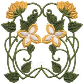 Deco Floral 9 - full Machine Embroidery Design