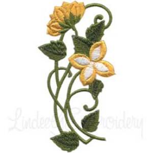 Picture of Deco Floral 9 - half Machine Embroidery Design