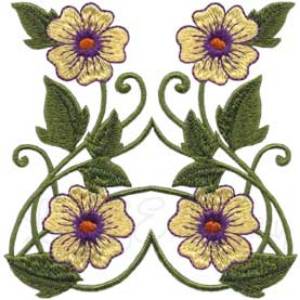 Picture of Deco Floral 0 - full Machine Embroidery Design