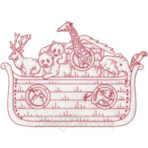 Picture of Noah's Ark Design 3 Machine Embroidery Design