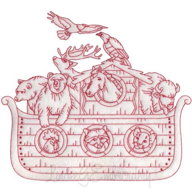 Picture of Noah's Ark Design 4 Machine Embroidery Design