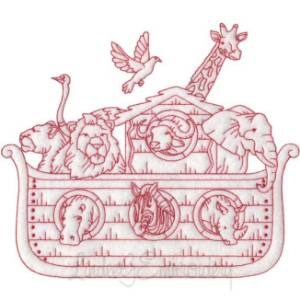 Picture of Noah's Ark Design 6 Machine Embroidery Design