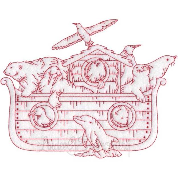 Picture of Noah's Ark Design 9 Machine Embroidery Design