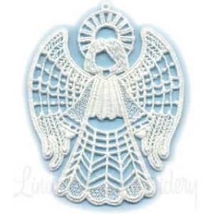 Picture of FSL Angel Ornament 2 Machine Embroidery Design