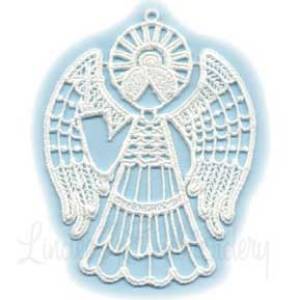 Picture of Angel with Cross 2 Machine Embroidery Design