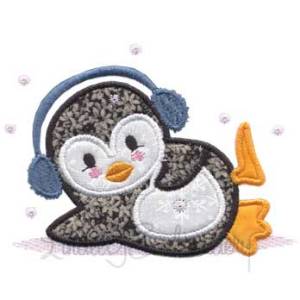 Picture of Lounging on Ice Machine Embroidery Design