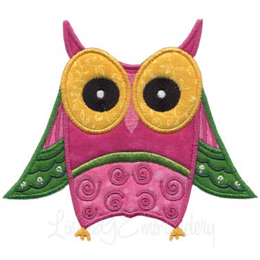 Owl 3 Machine Embroidery Design