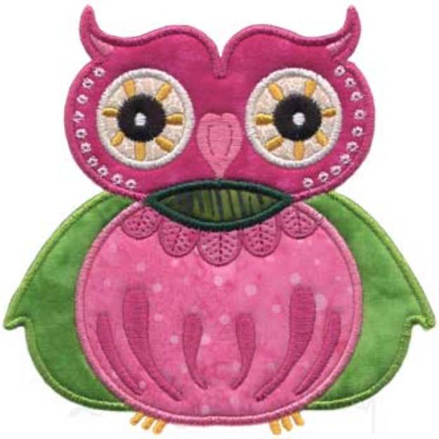 Picture of Owl 4 Machine Embroidery Design