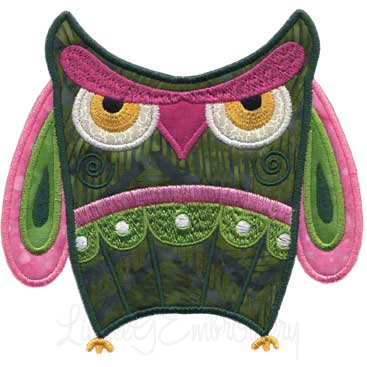 Owl 6 Machine Embroidery Design
