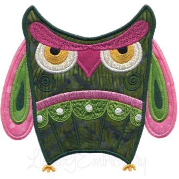 Picture of Owl 6 Machine Embroidery Design
