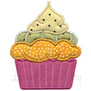 Picture of Cupcake 3 Applique Machine Embroidery Design