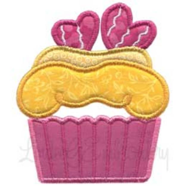 Picture of Cupcake 7 Applique Machine Embroidery Design