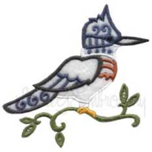 Picture of Kingfisher Machine Embroidery Design