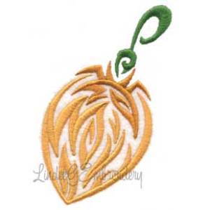 Picture of Teardrop Ornament Machine Embroidery Design