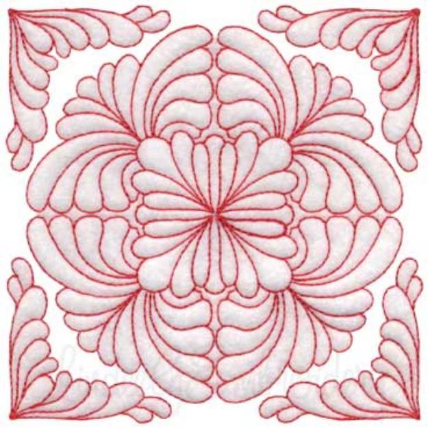 Picture of Quilt Block 05 (4 sizes) Machine Embroidery Design
