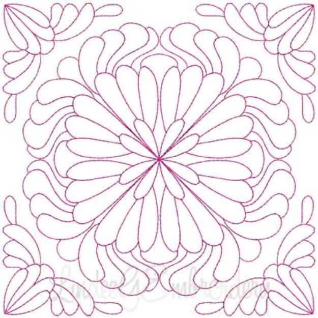 Picture of Quilt Block 04 Machine Embroidery Design