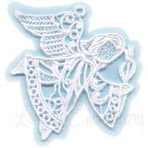 Picture of Angel with Tulip Machine Embroidery Design