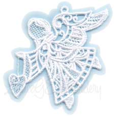 Angel with Heart Machine Embroidery Design