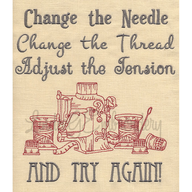 Change the Needle Machine Embroidery Design