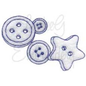Picture of Buttons Machine Embroidery Design