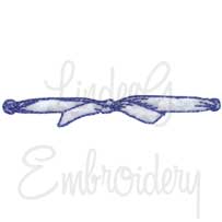 Ribbon - tied Machine Embroidery Design