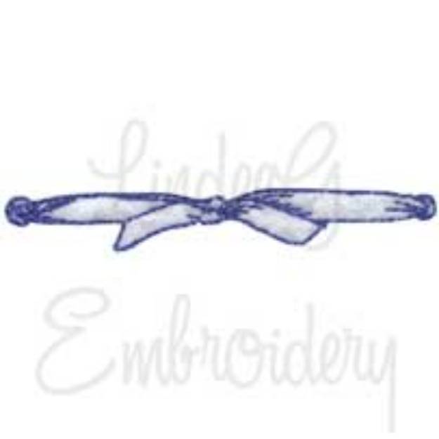 Picture of Ribbon - tied Machine Embroidery Design