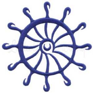 Picture of Wheel - satin Machine Embroidery Design