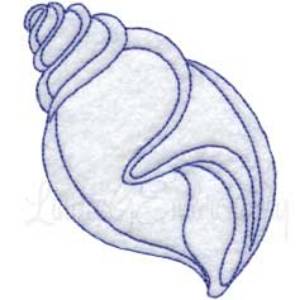 Picture of Shell 2 - bean stitch Machine Embroidery Design