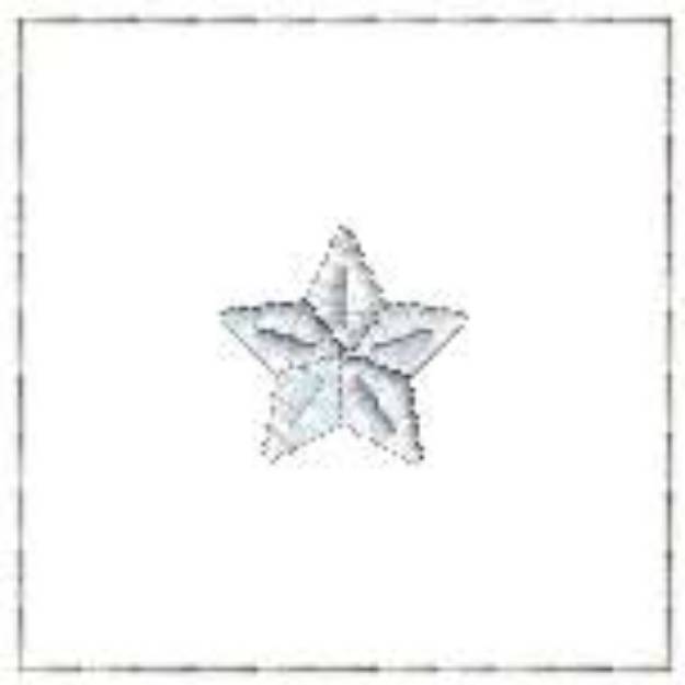 Picture of Star for side borders Machine Embroidery Design