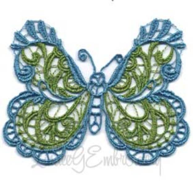 Picture of FSL Butterfly  Machine Embroidery Design